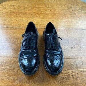 Prada modern wingtip shoes